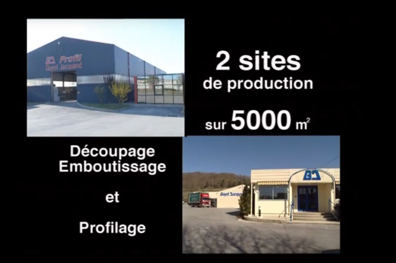 Video Guyot Jacquand découpage emboutissage profilage